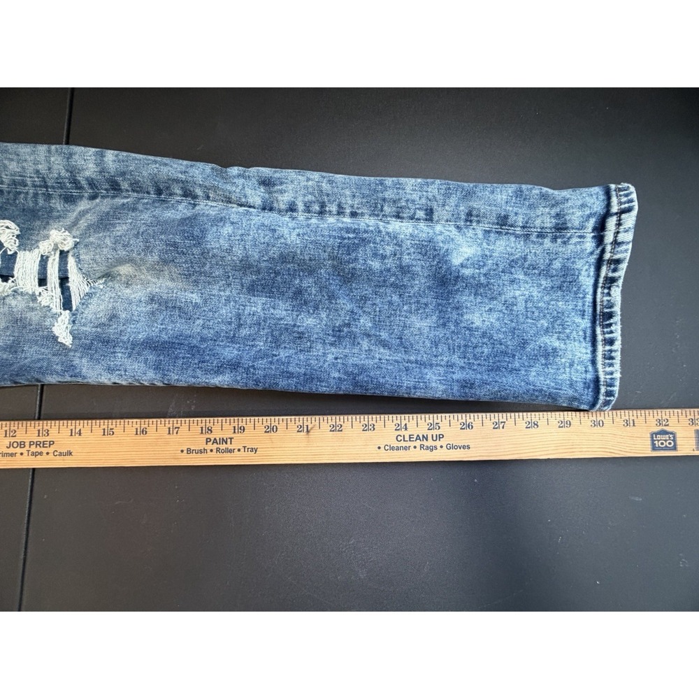 American Eagle Mens Jeans Flex Slim Destroyed 38x32 - Picture 14 of 16